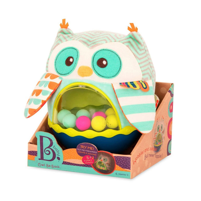 B. baby Roly-Poly Baby Toy - Owl Be Back