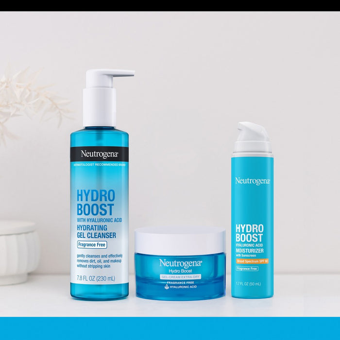Neutrogena Hydro Boost Hydrating Gel Facial Cleanser with Hyaluronic Acid - Fragrance Free - 7.8 fl oz
