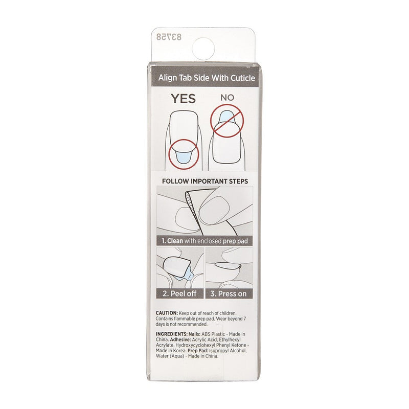 KISS imPRESS Color Press-On Fake Nails - Frosting - 30ct