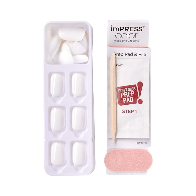 KISS imPRESS Color Press-On Fake Nails - Frosting - 30ct