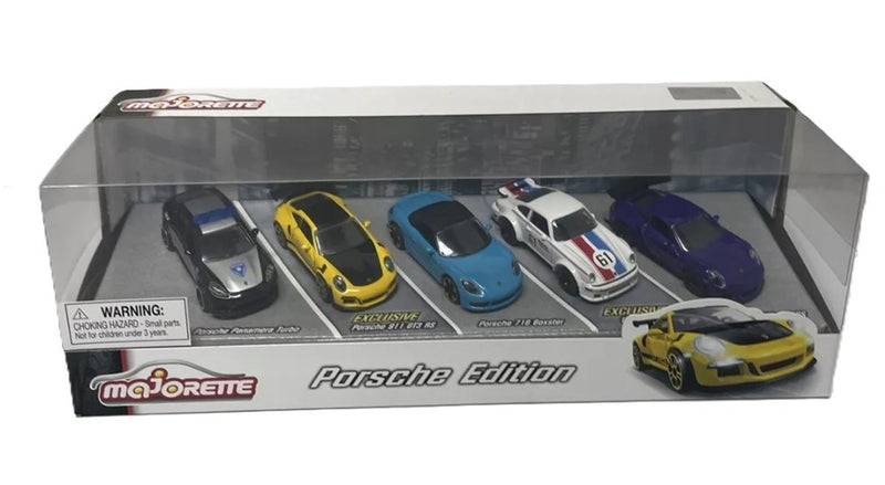 Majorette Porsche 5pk 1:64 Scale Die-Cast Vehicles