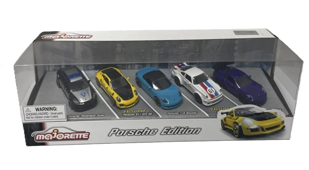 Majorette Porsche 5pk 1:64 Scale Die-Cast Vehicles