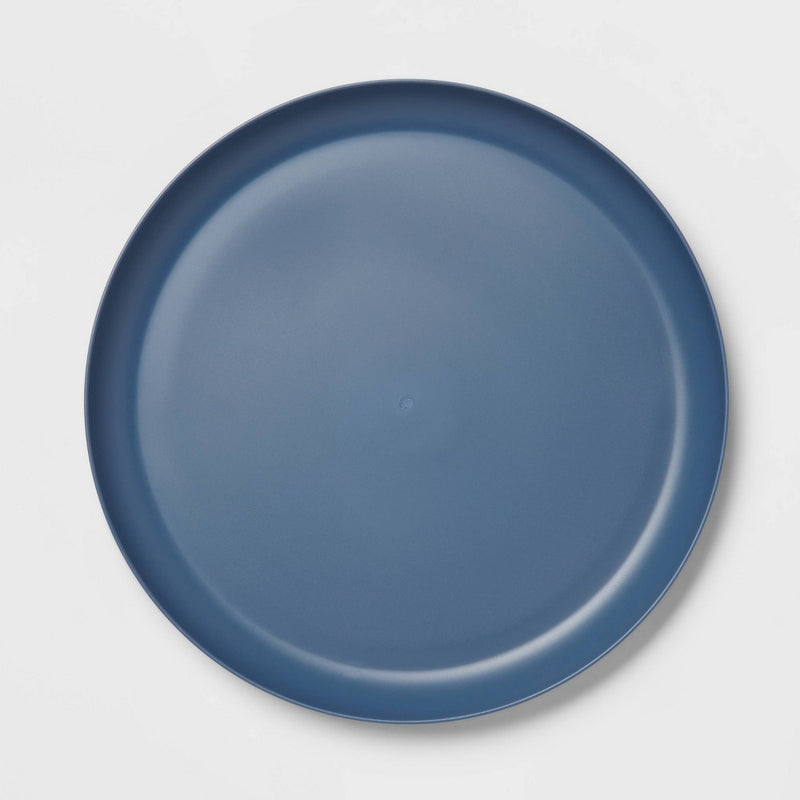 10" Plastic Dinner Plate Blue - Made By Design