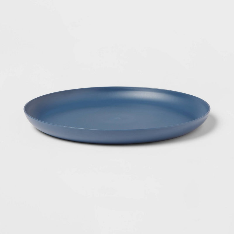10" Plastic Dinner Plate Blue - Made By Design