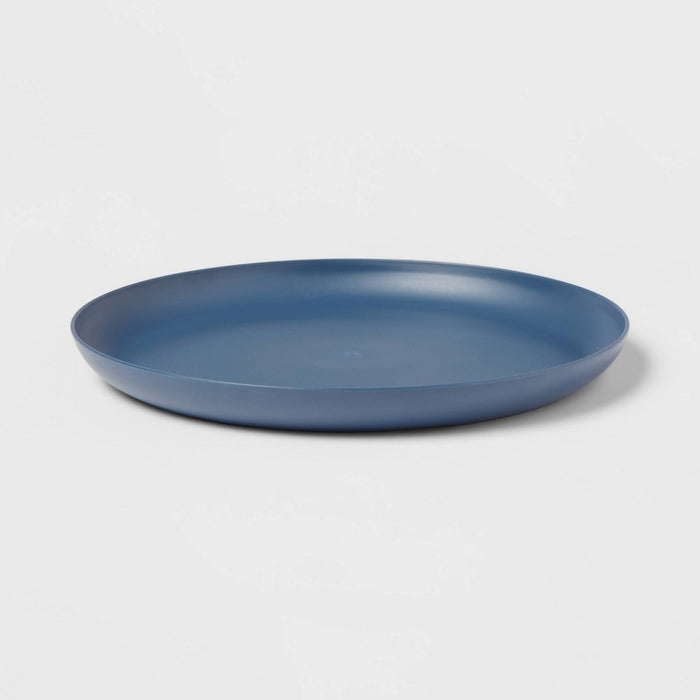 10" Plastic Dinner Plate Blue - Made By Design