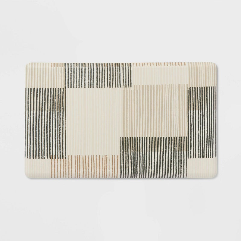 30" x 18" Modern Block Comfort Mat - Threshold (LOCAL PICKUP ONLY)