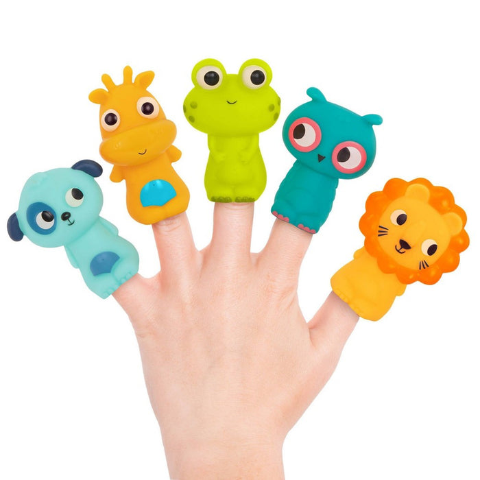 B. toys - Bath Finger Puppet - Finger Puppet Pets - 10pk