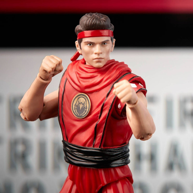 Power Rangers Lightning Collection Mighty Morphin X Cobra Kai Morphed Miguel Diaz Red Eagle Ranger Action Figure (Target Exclusive)