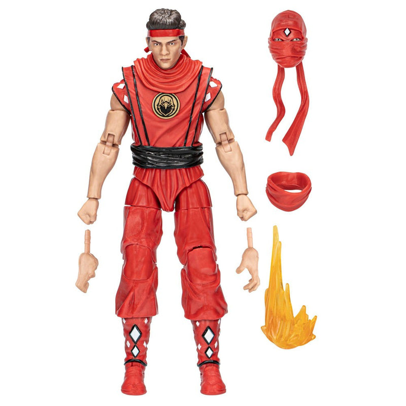 Power Rangers Lightning Collection Mighty Morphin X Cobra Kai Morphed Miguel Diaz Red Eagle Ranger Action Figure (Target Exclusive)