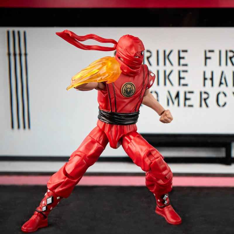Power Rangers Lightning Collection Mighty Morphin X Cobra Kai Morphed Miguel Diaz Red Eagle Ranger Action Figure (Target Exclusive)