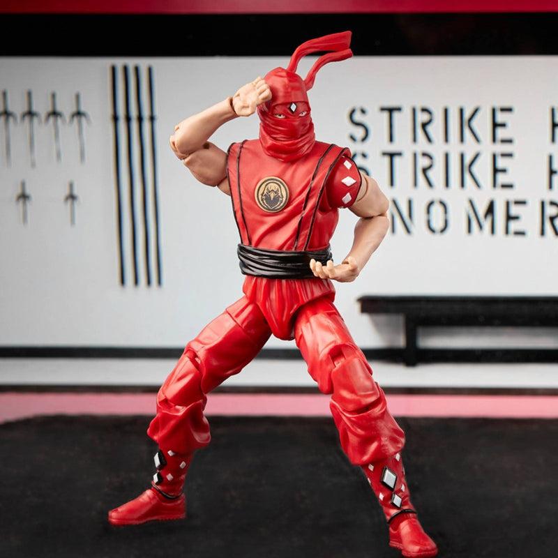 Power Rangers Lightning Collection Mighty Morphin X Cobra Kai Morphed Miguel Diaz Red Eagle Ranger Action Figure (Target Exclusive)