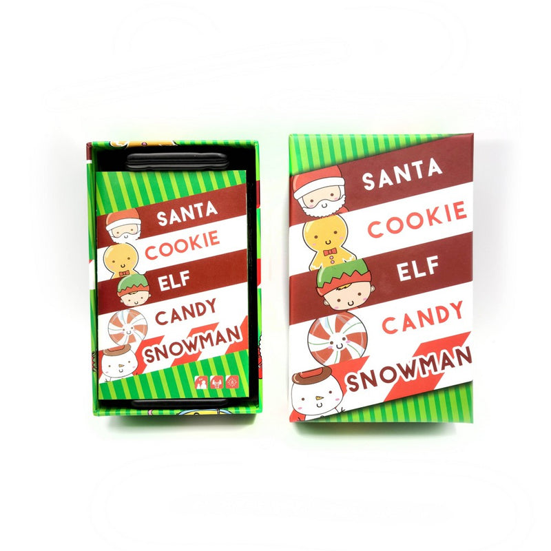 Santa Cookie Elf Candy Snowman Card Game