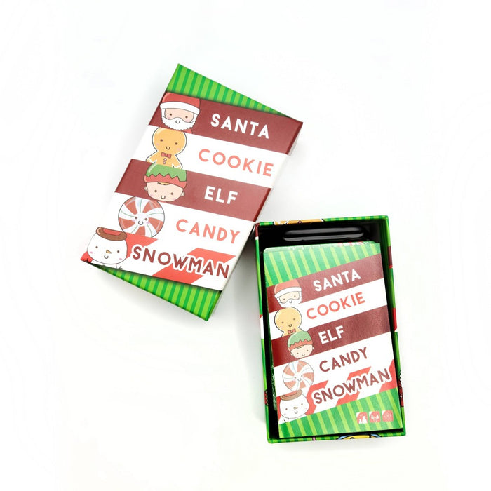 Santa Cookie Elf Candy Snowman Card Game