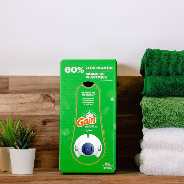 Gain Original Scent Liquid Laundry Detergent Eco-Box HE Compatible - 105 fl oz