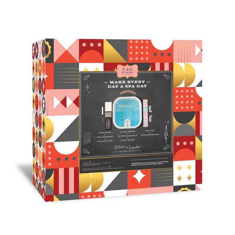 FAO Schwarz Pampered Manicure and Pedicure Spa Beauty Set