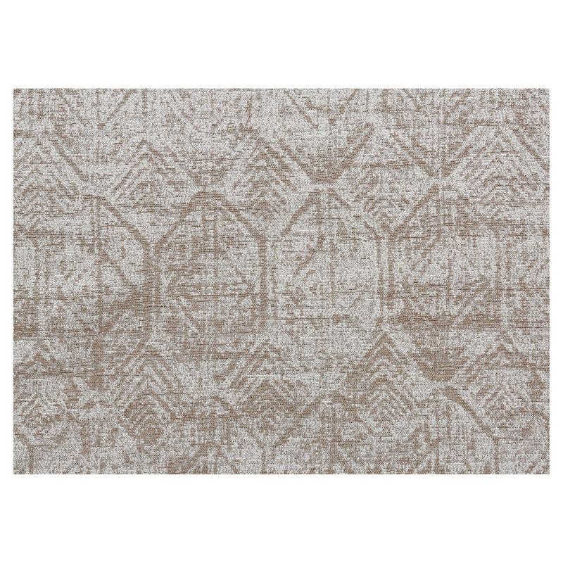 95"x50" Darren Distressed Global Blackout Lined Grommet Curtain Panel Camel - Sun Zero