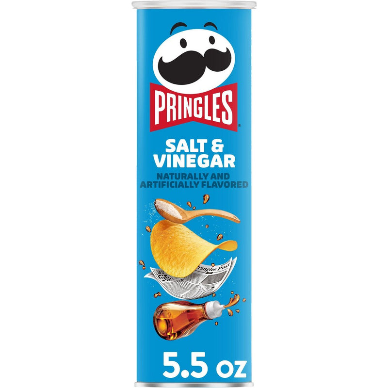 Pringles Salt & Vinegar Potato Crisps Chips - 5.5oz