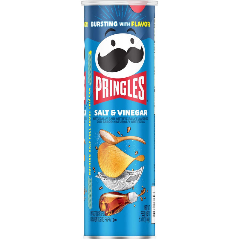 Pringles Salt & Vinegar Potato Crisps Chips - 5.5oz