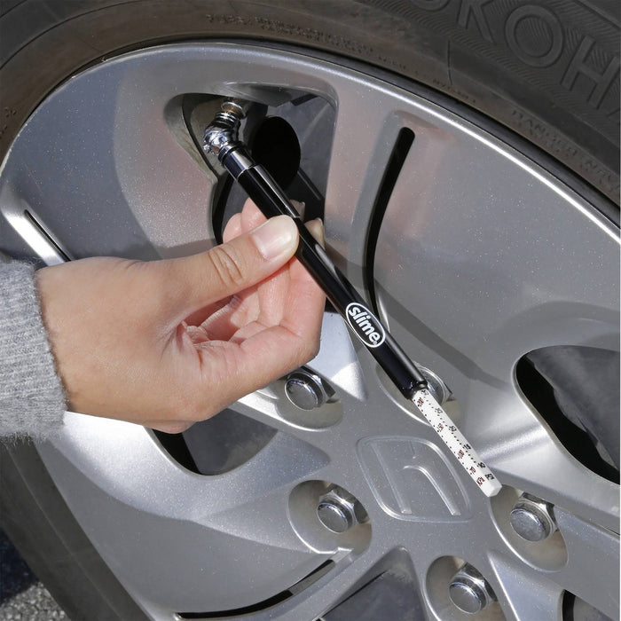 10-50 PSI Pencil Tire Gauge and Valve Caps