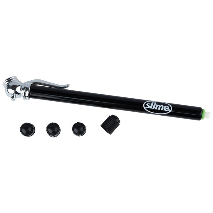 10-50 PSI Pencil Tire Gauge and Valve Caps