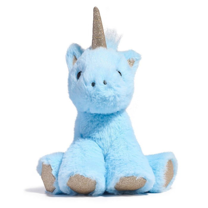FAO Schwarz Toy Plush Baby Unicorn 6" - Blue