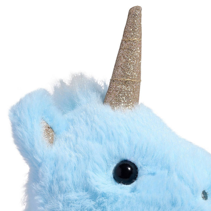 FAO Schwarz Toy Plush Baby Unicorn 6" - Blue