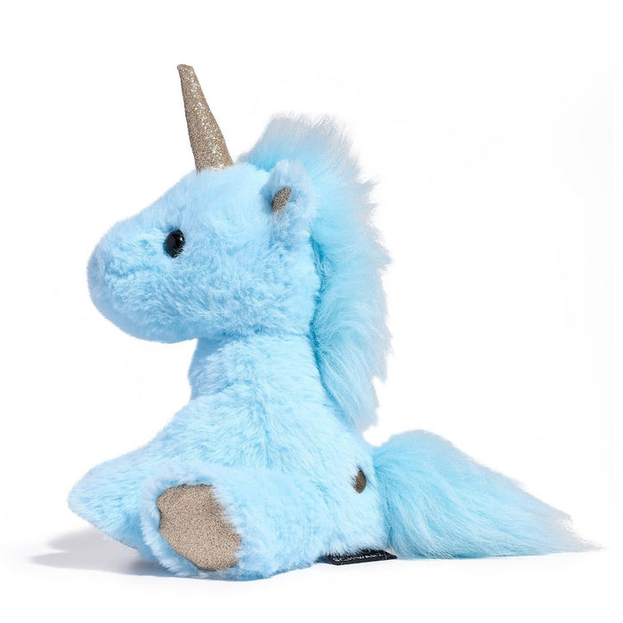 FAO Schwarz Toy Plush Baby Unicorn 6" - Blue