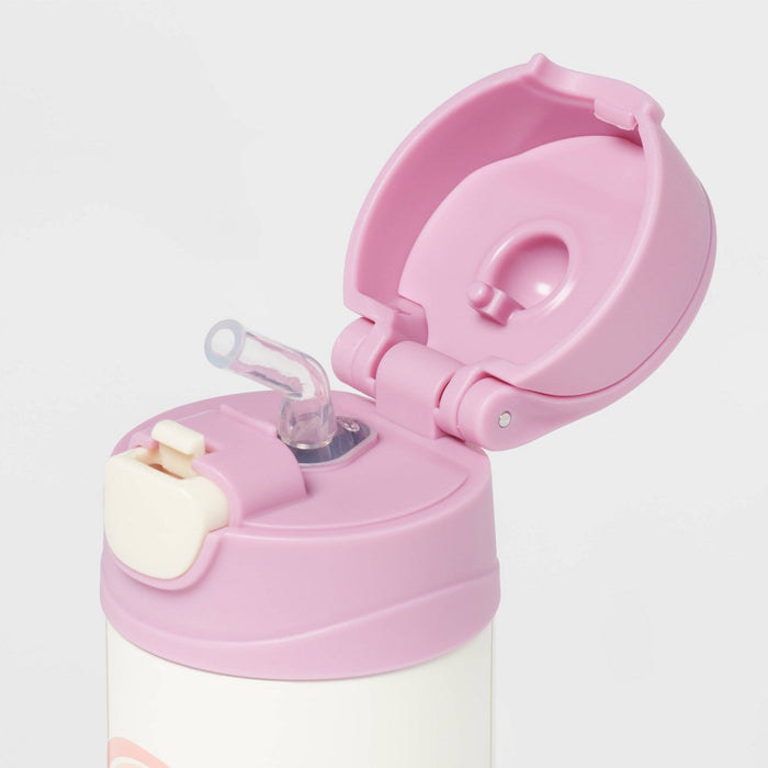 Kids' 12oz Stainless Steel Portable Drinkware Water Bottle Unicorn Shapes Lavender - Pillowfort