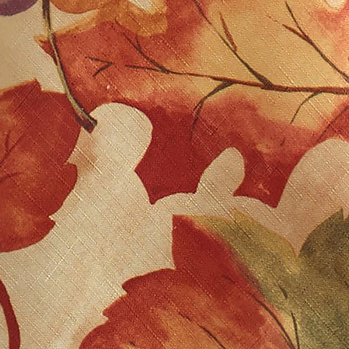 Harvest Festival Fall Printed Tablecloth - 60" x 84" - Red/Orange - Elrene Home Fashions