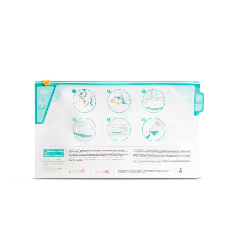 Munchkin 6pk Jumbo Bottle Sterilizer Bag