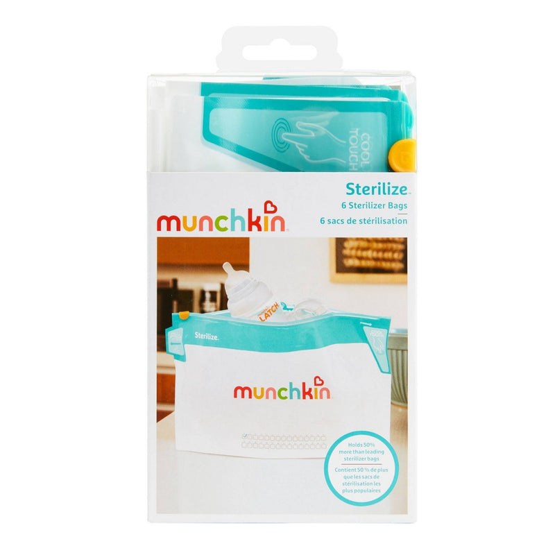 Munchkin 6pk Jumbo Bottle Sterilizer Bag