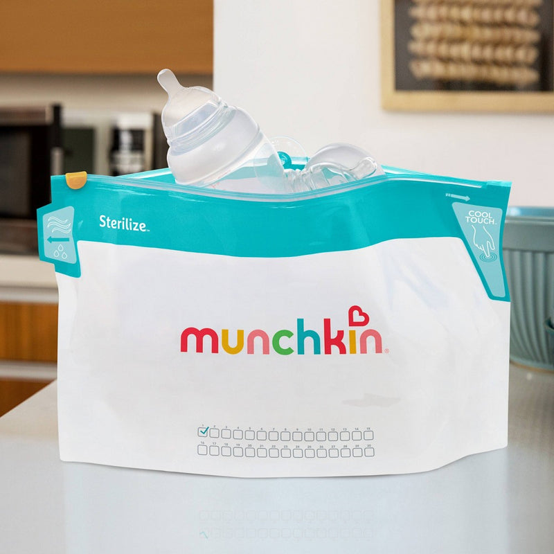 Munchkin 6pk Jumbo Bottle Sterilizer Bag