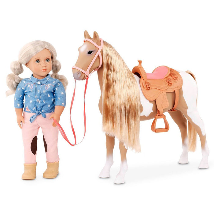 Our Generation Palomino Hair Play Horse Accessory Set for 18" Dolls (LOCAL PICKUP ONLY)
