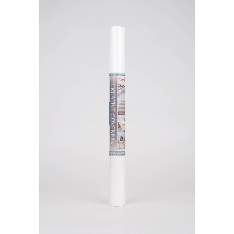Con-Tact 18"x16' Adhesive Shelf Liner - White