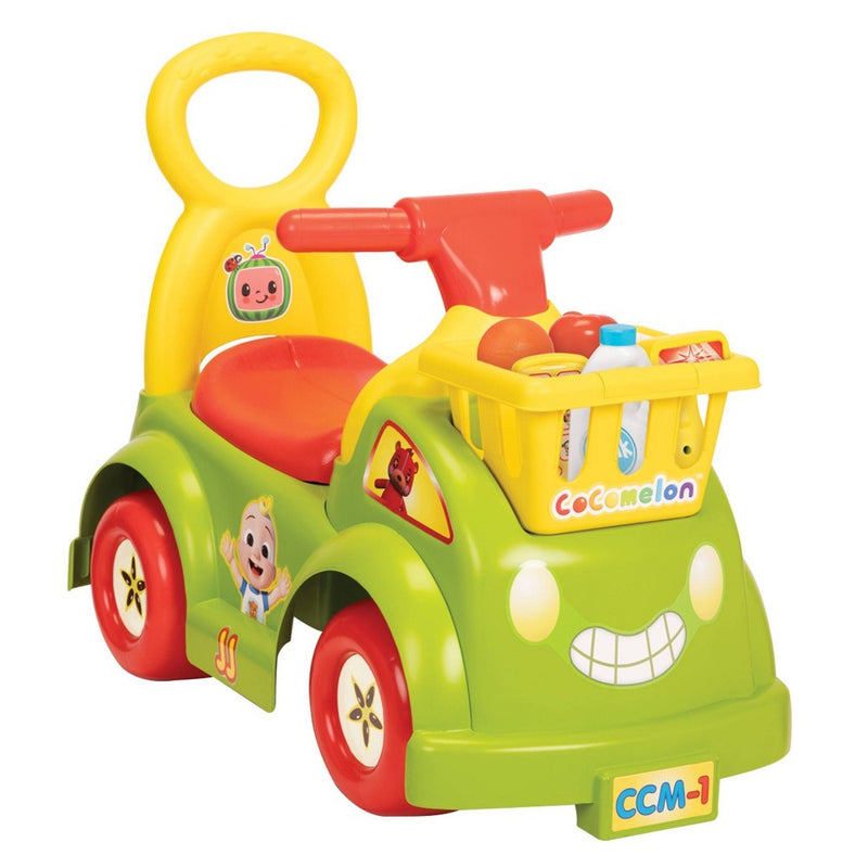 Cocomelon Healthy Habits Kids' Ride-On with Sound,Songs, Lights and Bonus Toys
