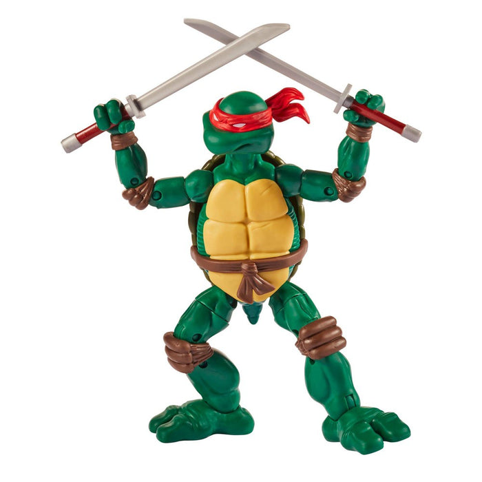 Teenage Mutant Ninja Turtles and Stranger Things Upside Down Remix 6" Leonardo and Eleven Action Figure 2pk