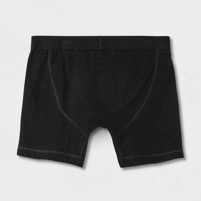 Men's Support Pouch Boxer Briefs 4pk - Goodfellow & Co Black L