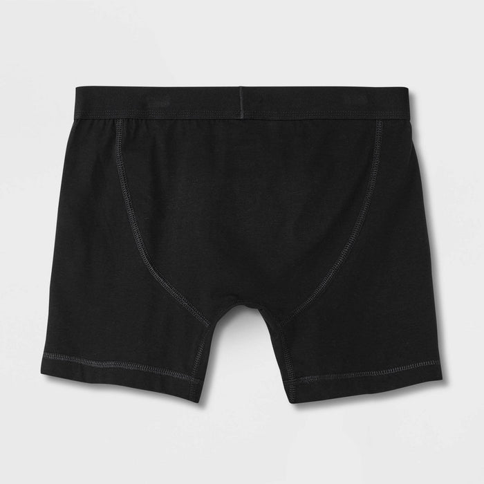 Men's Support Pouch Boxer Briefs 4pk - Goodfellow & Co Black L