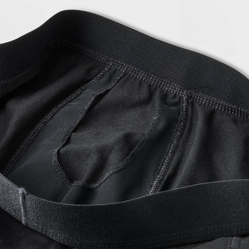 Men's Support Pouch Boxer Briefs 4pk - Goodfellow & Co Black L