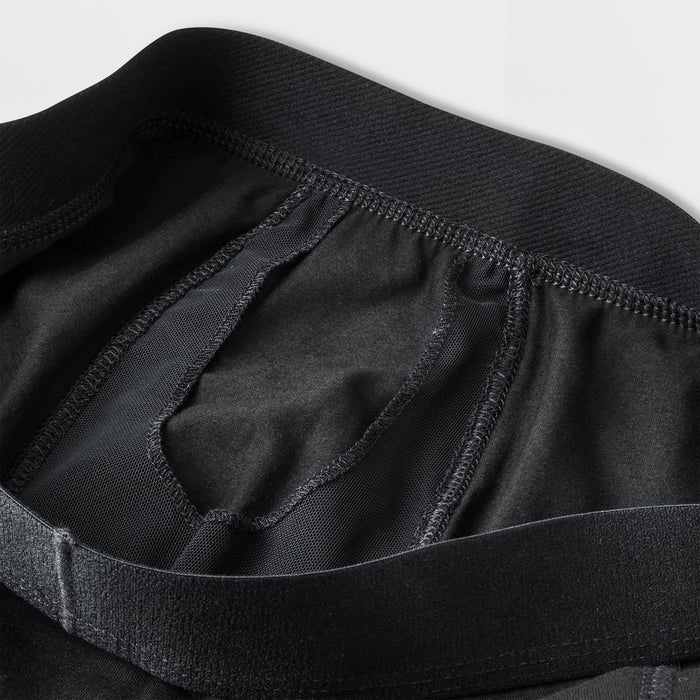 Men's Support Pouch Boxer Briefs 4pk - Goodfellow & Co Black L