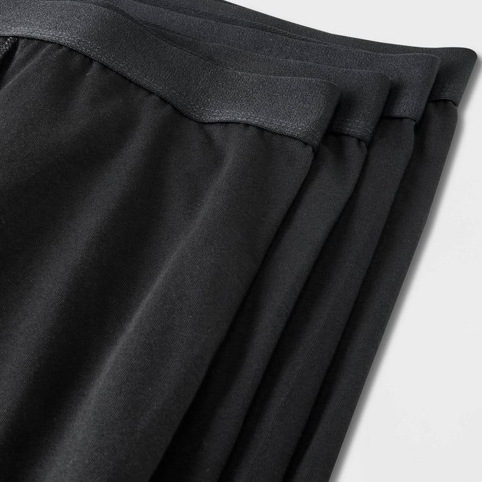 Men's Support Pouch Boxer Briefs 4pk - Goodfellow & Co Black L