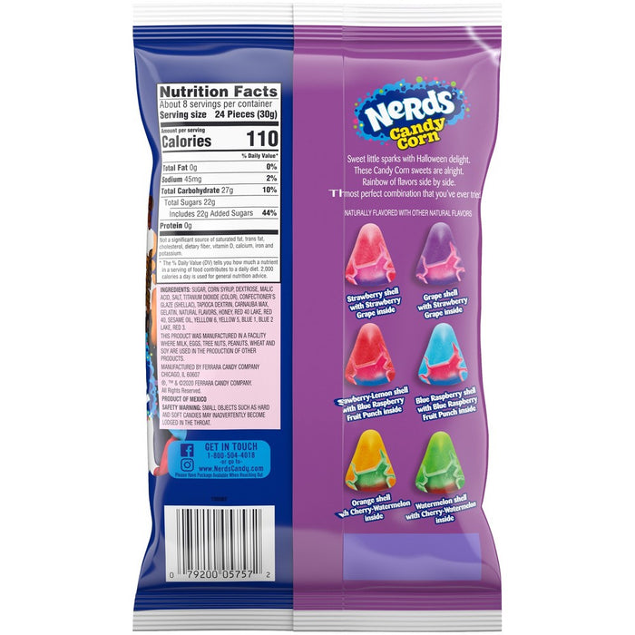 Halloween Nerds Candy Corn - 8oz