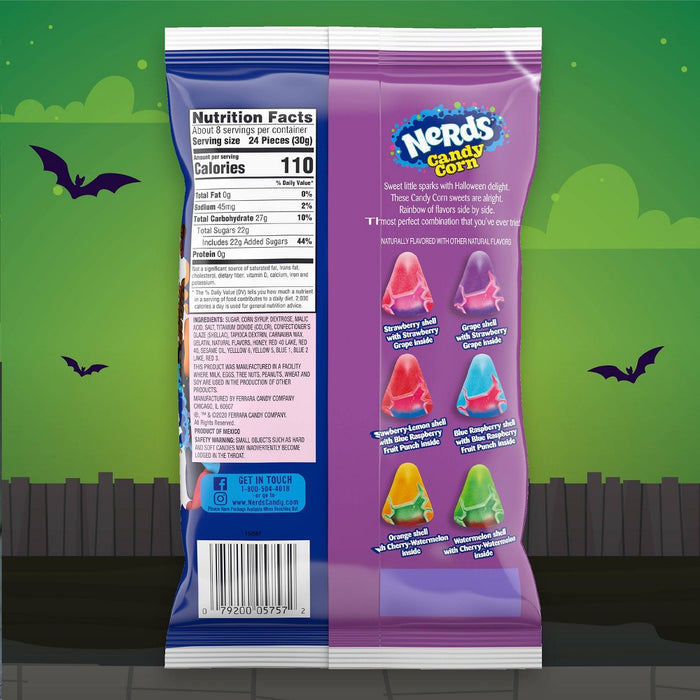 Halloween Nerds Candy Corn - 8oz