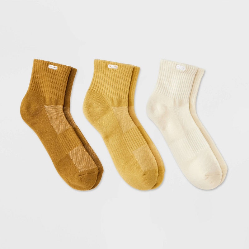 Pair of Thieves Men's Neutral Ankle Socks - Mustard Yellow 6-12