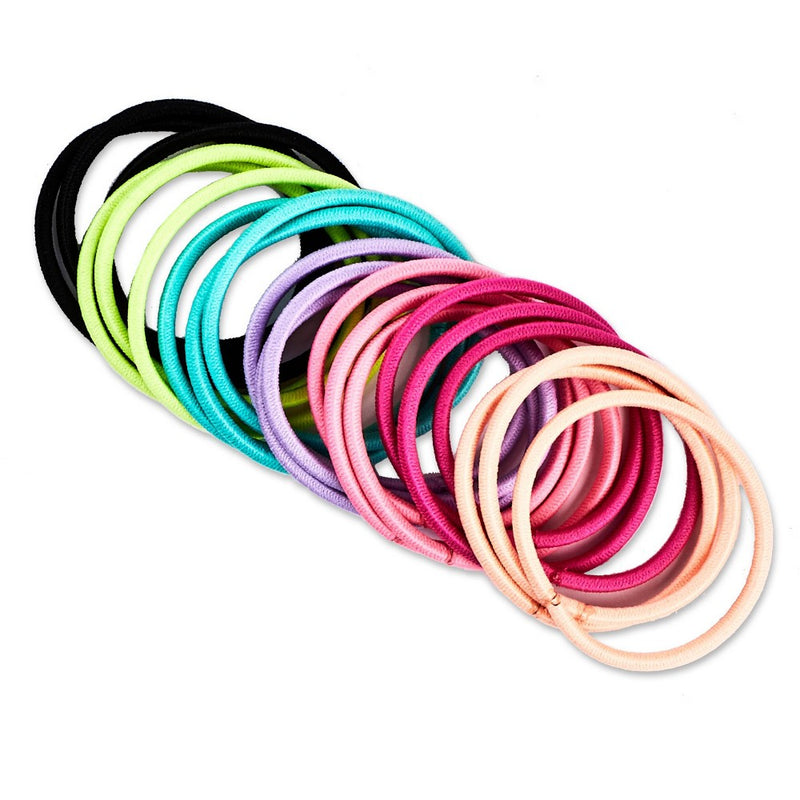 scunci No Damage Elastic Hair Ties - 45pk