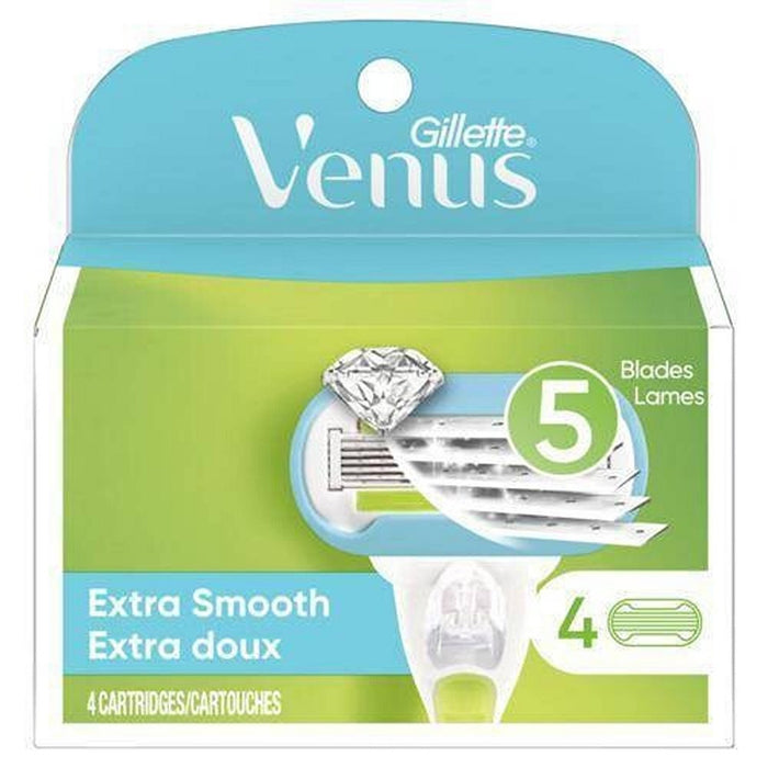 Venus Extra Smooth Women's Razor Blade Refills - 4ct