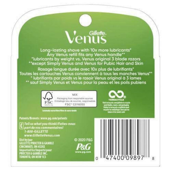 Venus Extra Smooth Women's Razor Blade Refills - 4ct