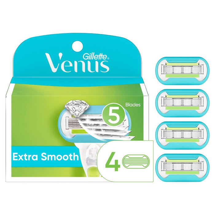 Venus Extra Smooth Women's Razor Blade Refills - 4ct