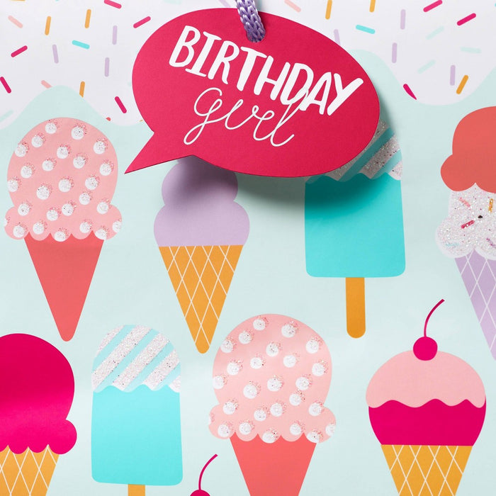 Ice Cream Medium Vogue Gift Bag - Spritz