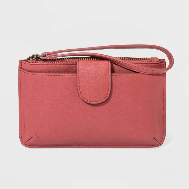 Zip Closure Wristlet - Universal Thread Rose Red